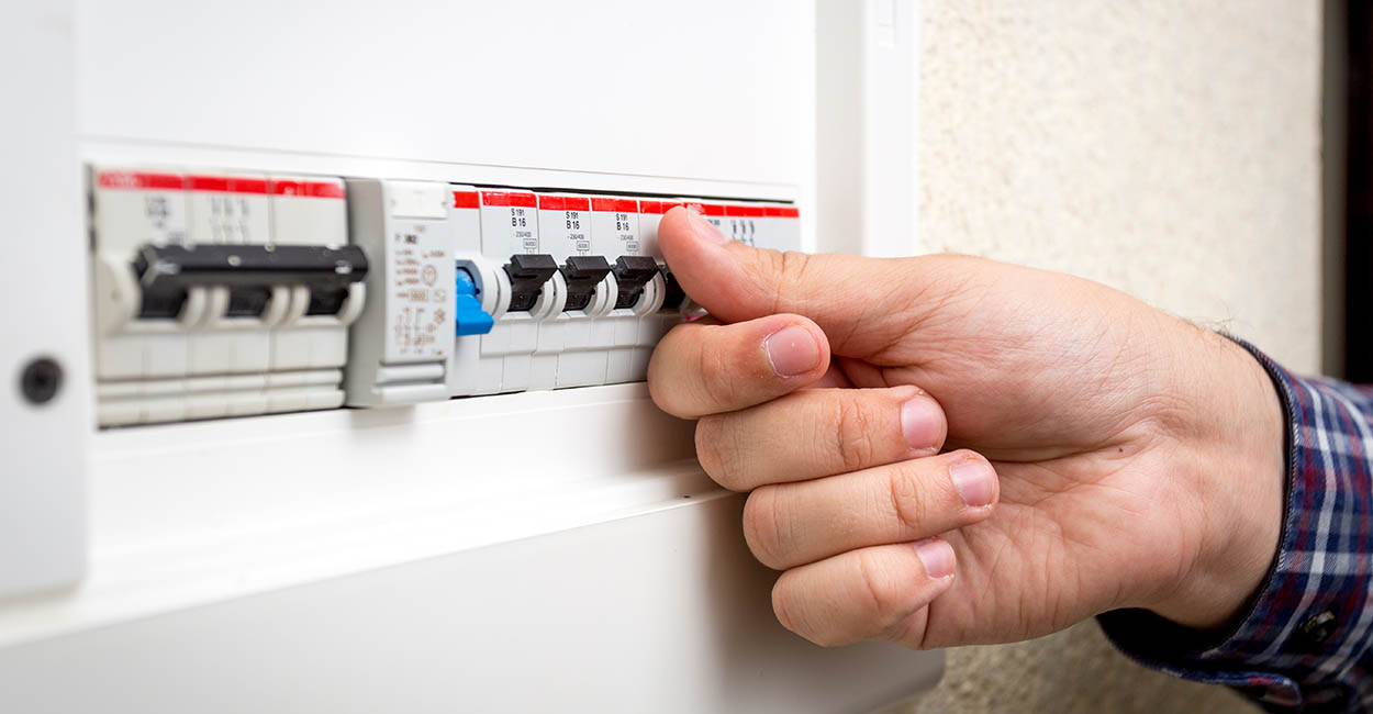 Electrician in Edinburgh carrying out Installing new consumer units in Edinburgh.